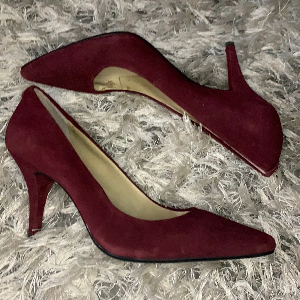 Suede kitten heels (Worn ONCE!)